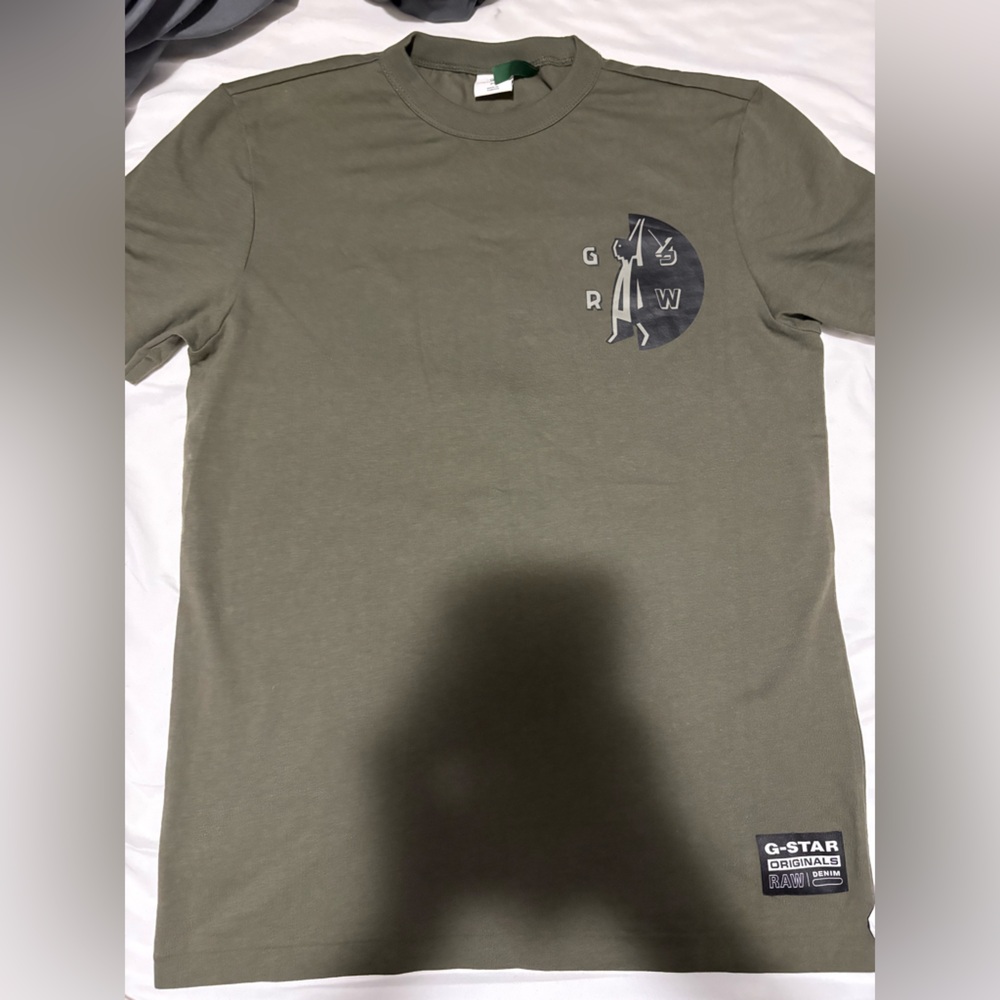 G-Star Men's Green Graphic T-Shirt